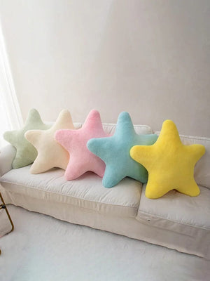 Planet Gates Star Shaped Pillow Decorative Star Pillow for Bed Soft Plush Throw Pillow Cute Pillow Plush Cushion for Kid Bedroom Living Room