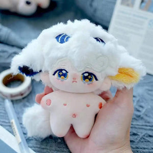 Planet Gates Starfish body A / 10CM 10cm Mini Cute Plush Doll Toys Little Sheep Series Seastar /Normal Body Cotton Doll with Animal Ear Tail Girl Kid Birthday Gift