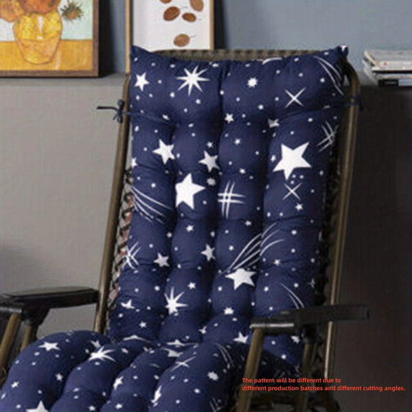 Planet Gates Starry Sky / 120*48CM 1pc Sun Lounger Cushion High-Backed Cushion Sunbed Garden Recliner Replacement Anti Slip Pad Yard Patio Home Decor