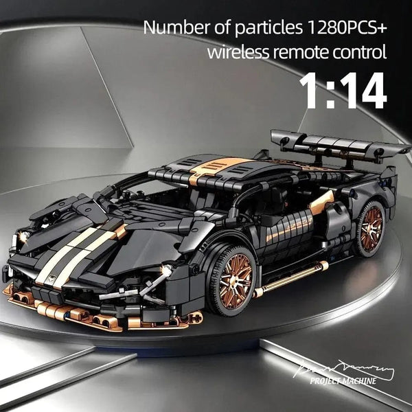 Planet Gates Static no box 67129 Car MOC 1280pcs Building Blocks Car and Construction Toy Adult Collectible Cars Set to Build 1:14 Scale Sports Car Model