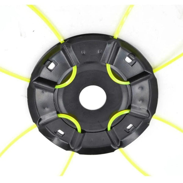 Planet Gates Steel Lawn Mower Head Free with 4 Lines Replacement Gasoline/Lithium Grass Trimmer Head Removal Of Garden Weed Brushcutter Part