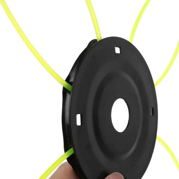 Planet Gates Steel Lawn Mower Head Free with 4 Lines Replacement Gasoline/Lithium Grass Trimmer Head Removal Of Garden Weed Brushcutter Part