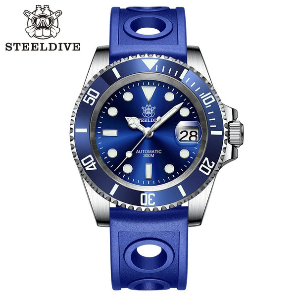Planet Gates STEELDIVE New Color Scheme Classic Water Ghost SD1953 Swiss BGW9 Luminous NH35 Movement 30Bar Waterproof Mechanical Wristwatch