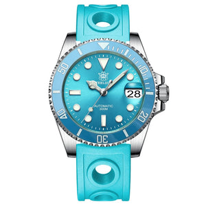 Planet Gates STEELDIVE New Color Scheme Classic Water Ghost SD1953 Swiss BGW9 Luminous NH35 Movement 30Bar Waterproof Mechanical Wristwatch