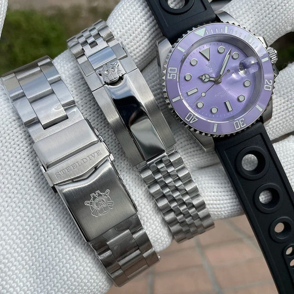 Planet Gates STEELDIVE New Color Scheme Classic Water Ghost SD1953 Swiss BGW9 Luminous NH35 Movement 30Bar Waterproof Mechanical Wristwatch