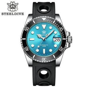 Planet Gates STEELDIVE New Color Scheme Classic Water Ghost SD1953 Swiss BGW9 Luminous NH35 Movement 30Bar Waterproof Mechanical Wristwatch