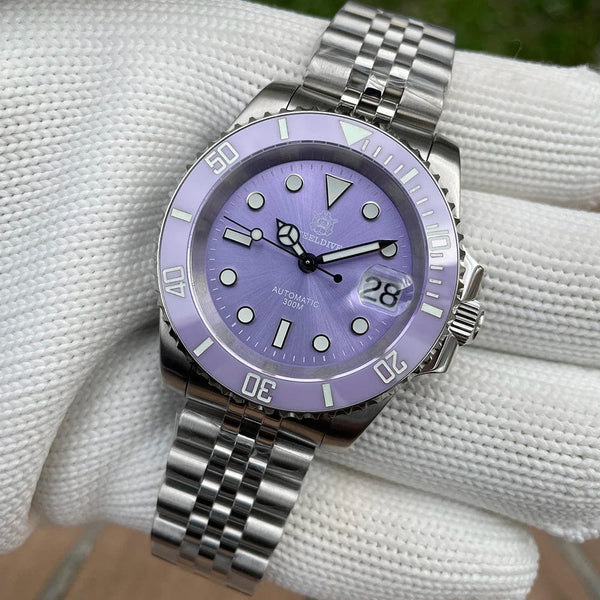 Planet Gates STEELDIVE New Color Scheme Classic Water Ghost SD1953 Swiss BGW9 Luminous NH35 Movement 30Bar Waterproof Mechanical Wristwatch