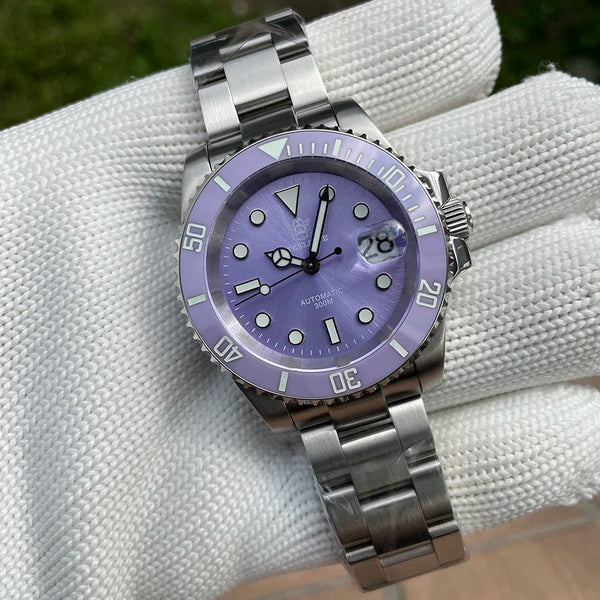 Planet Gates STEELDIVE New Color Scheme Classic Water Ghost SD1953 Swiss BGW9 Luminous NH35 Movement 30Bar Waterproof Mechanical Wristwatch