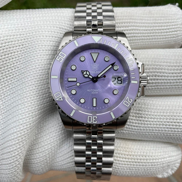 Planet Gates STEELDIVE New Color Scheme Classic Water Ghost SD1953 Swiss BGW9 Luminous NH35 Movement 30Bar Waterproof Mechanical Wristwatch