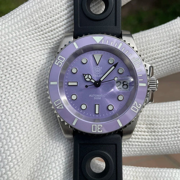 Planet Gates STEELDIVE New Color Scheme Classic Water Ghost SD1953 Swiss BGW9 Luminous NH35 Movement 30Bar Waterproof Mechanical Wristwatch