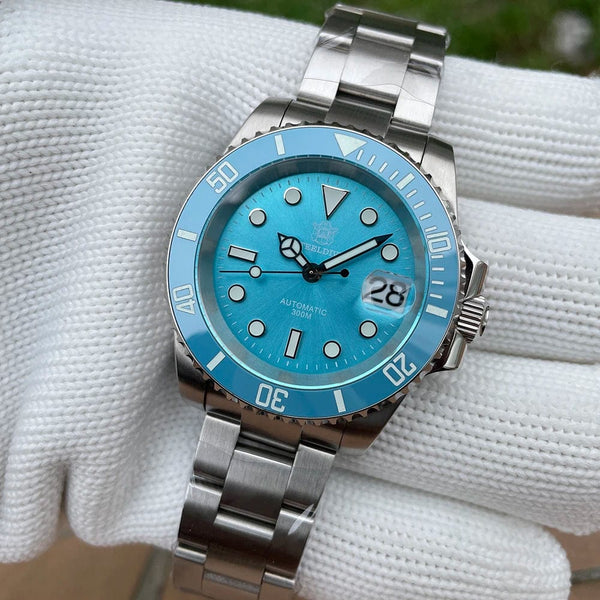 Planet Gates STEELDIVE New Color Scheme Classic Water Ghost SD1953 Swiss BGW9 Luminous NH35 Movement 30Bar Waterproof Mechanical Wristwatch