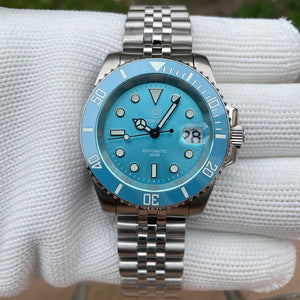 Planet Gates STEELDIVE New Color Scheme Classic Water Ghost SD1953 Swiss BGW9 Luminous NH35 Movement 30Bar Waterproof Mechanical Wristwatch