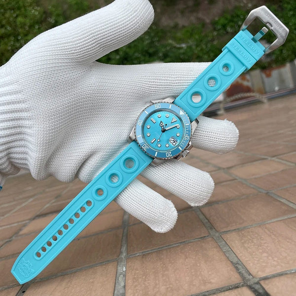 Planet Gates STEELDIVE New Color Scheme Classic Water Ghost SD1953 Swiss BGW9 Luminous NH35 Movement 30Bar Waterproof Mechanical Wristwatch