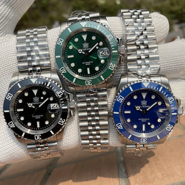 Planet Gates STEELDIVE New Color Scheme Classic Water Ghost SD1953 Swiss BGW9 Luminous NH35 Movement 30Bar Waterproof Mechanical Wristwatch