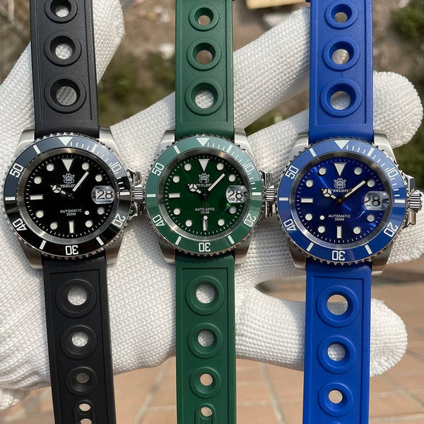 Planet Gates STEELDIVE New Color Scheme Classic Water Ghost SD1953 Swiss BGW9 Luminous NH35 Movement 30Bar Waterproof Mechanical Wristwatch