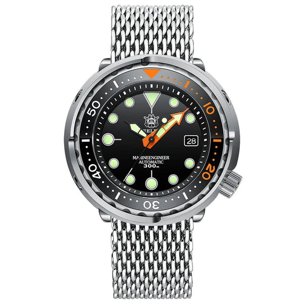 Planet Gates STEELDIVE SD1975C Classic Mechanical Watch For Men Multicolor Luminous 30Bar Waterproof NH35 Movement Dive Tuna Sapphire Mirror