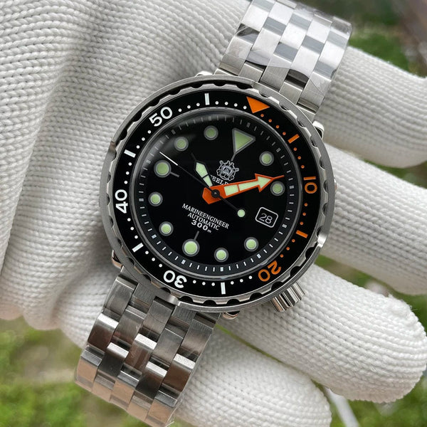 Planet Gates STEELDIVE SD1975C Classic Mechanical Watch For Men Multicolor Luminous 30Bar Waterproof NH35 Movement Dive Tuna Sapphire Mirror