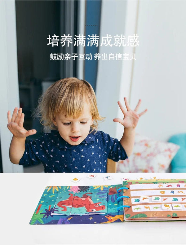 Planet Gates Sticker Montessori Quiet Book Puzzles Educational Toys for Kids Children Busy Book Toy Cognition Montessori Education Books