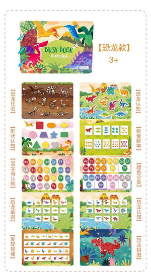 Planet Gates Sticker Montessori Quiet Book Puzzles Educational Toys for Kids Children Busy Book Toy Cognition Montessori Education Books