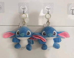 Planet Gates Stitch B 1 Pcs 10cm kawaii Disney Stitch Plush Dolls keychain Cute Angel Stitch Spouse Stuffed Plush Toys Pendant Kids Birthday Gift