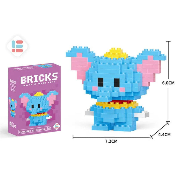 Planet Gates Stitch Disney Princess Elsa LinaBell Building Blocks Mickey Mouse Duck Mini Action Figures Blocks Assemble Toys Brick Kids Gifts