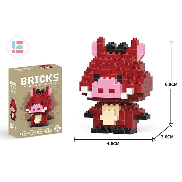 Planet Gates Stitch Disney Princess Elsa LinaBell Building Blocks Mickey Mouse Duck Mini Action Figures Blocks Assemble Toys Brick Kids Gifts