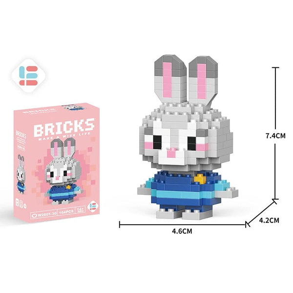 Planet Gates Stitch Disney Princess Elsa LinaBell Building Blocks Mickey Mouse Duck Mini Action Figures Blocks Assemble Toys Brick Kids Gifts