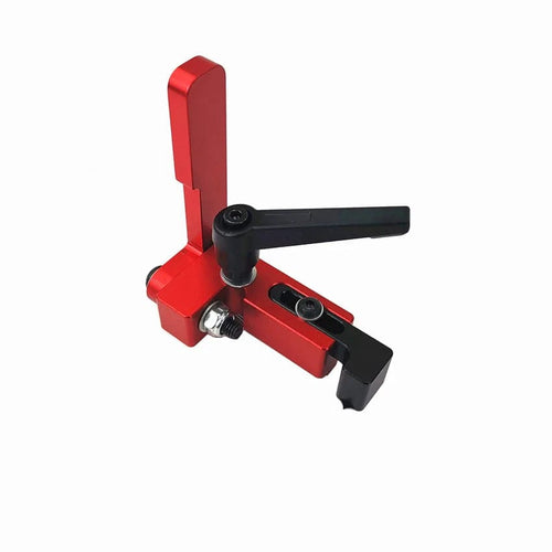 Planet Gates Stop 60/80/100cm 75mm Height Miter Track T-track Stop Sliding Brackets T-Slot Aluminium Profile Woodworking Workbench DIY Accessories