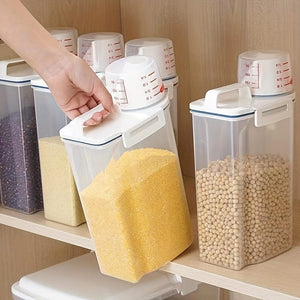 Planet Gates Storage Tank / 1pc 1pc Large Capacity Candy Organizer, Moisture-proof Sealed Storage Box For Rice, Cereal, Grain, Flour, Dog Food, Pet Food, Household Airtight Rice Dispenser, Home Kitchen Supplies