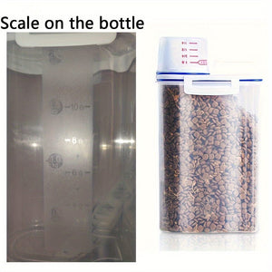 Planet Gates Storage Tank / 1pc 1pc Large Capacity Candy Organizer, Moisture-proof Sealed Storage Box For Rice, Cereal, Grain, Flour, Dog Food, Pet Food, Household Airtight Rice Dispenser, Home Kitchen Supplies