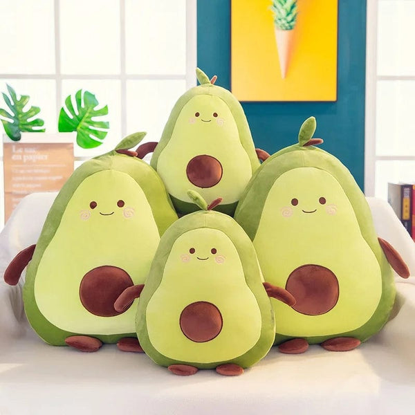Planet Gates stout(45cm) Comfortable Avocado Soft Pillow Plush Toy Kawaii Cartoon Fruits Appease Girls Baby Doll Toys