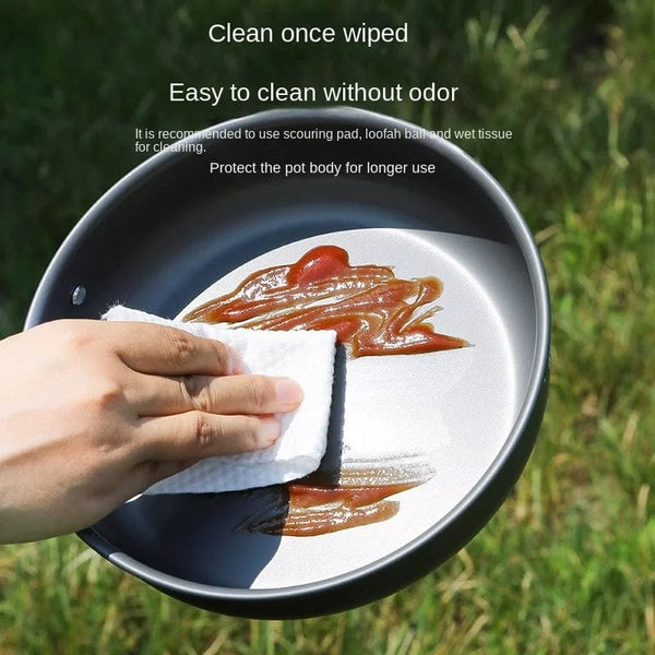 Planet Gates Stove Cookware Outdoor Camping Picnic Pot Full Set Instrument Suit Spare Suitable For 2-6 People