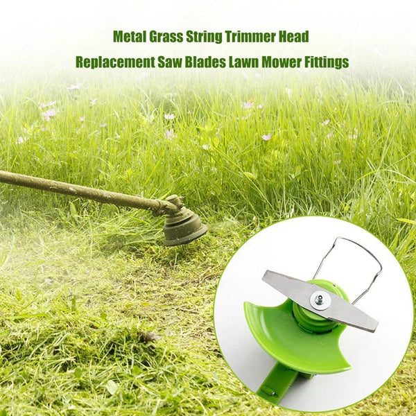 Planet Gates Straight Metal Saw Blade Electric Lawn Mower Blade General Accessories for Lawnmowers Grass Cutting Head Metal Blade Garden Tool