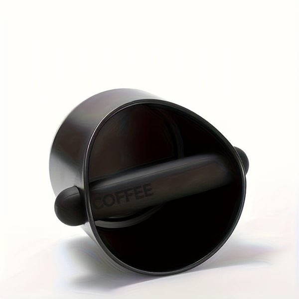 Planet Gates Straight Shape 1pc, Espresso Knock Box, Straight Shape, Coffee Dump Bin For Coffee Grounds, Coffee Waste Bin With Removable Knock Bar And Non-Slip Base, Shock-Absorbent Durable Ba