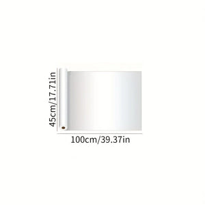 Planet Gates Striped Glass Sticker-45*100 1pc Striped Glass Window Stickers, Bathroom Toilet Window Film, Anti-light Anti-peep Glass Stickers Glue-free Electrostatic Window Stickers