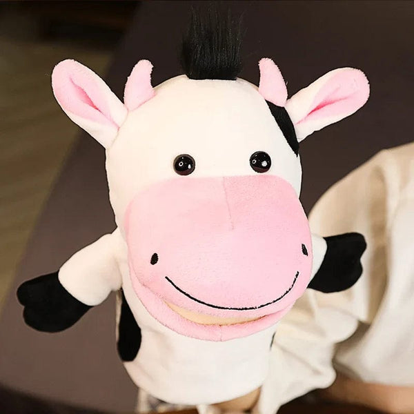 Planet Gates Stuffed Plush Animals Toys Hand Finger Puppet Kawaii Dolls Educational Baby Toys Learning & Education Monkey Tiger Children Gift