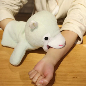 Planet Gates Stuffed Plush Animals Toys Hand Finger Puppet Kawaii Dolls Educational Baby Toys Learning & Education Monkey Tiger Children Gift