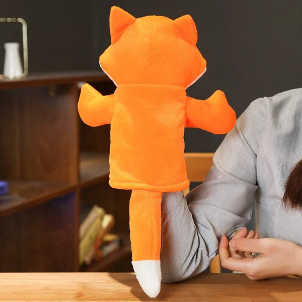 Planet Gates Stuffed Plush Animals Toys Hand Finger Puppet Kawaii Dolls Educational Baby Toys Learning & Education Monkey Tiger Children Gift