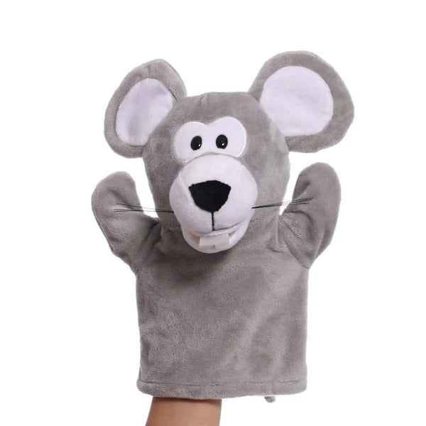 Planet Gates Stuffed Plush Animals Toys Hand Finger Story Puppet Kawaii Dolls Educational Baby Toys Lion Elephant Bunny Monkey Children GIft