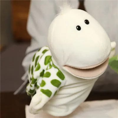 Planet Gates Stuffed Plush Animals Toys Hand Finger Story Puppet Kawaii Dolls Educational Baby Toys Lion Elephant Bunny Monkey Children GIft
