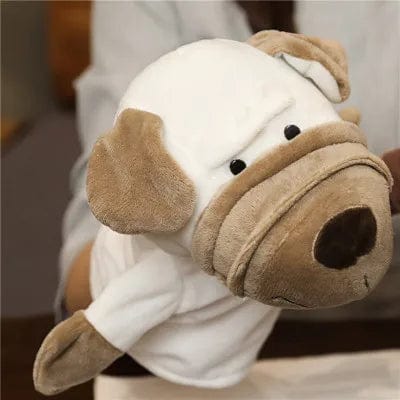 Planet Gates Stuffed Plush Animals Toys Hand Finger Story Puppet Kawaii Dolls Educational Baby Toys Lion Elephant Bunny Monkey Children GIft
