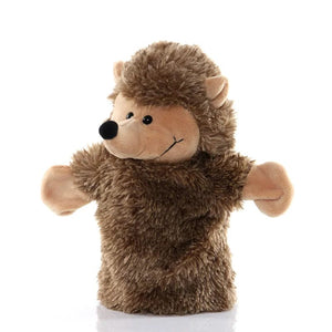 Planet Gates Stuffed Plush Animals Toys Hand Finger Story Puppet Kawaii Dolls Educational Baby Toys Lion Elephant Bunny Monkey Children GIft