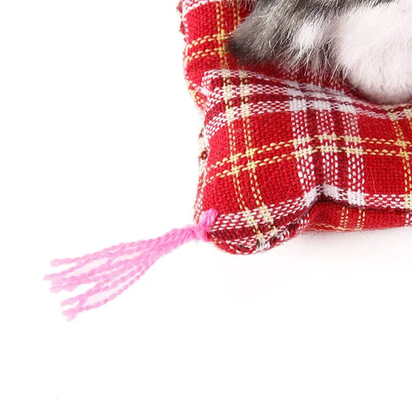 Planet Gates Stuffed Toys Lovely Simulation Animal Doll Plush Sleeping Cats Toy with Sound Kids Toy Decorations Birthday Gift For Children