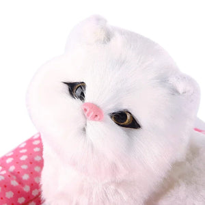 Planet Gates Stuffed Toys Lovely Simulation Animal Doll Plush Sleeping Cats Toy with Sound Kids Toy Decorations Birthday Gift For Children