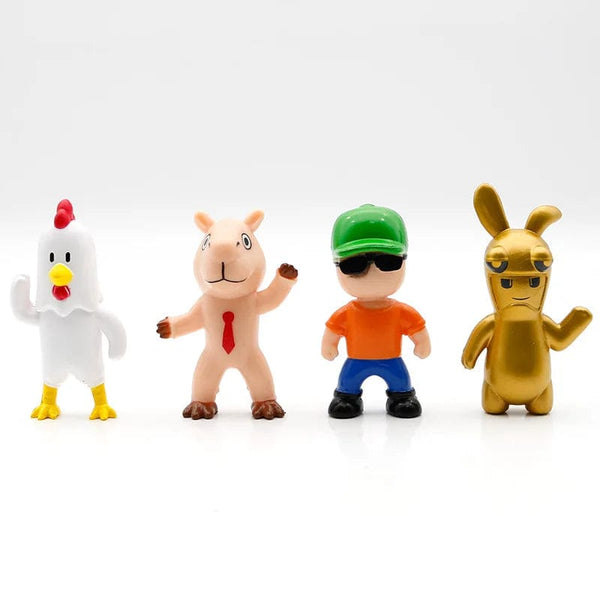 Planet Gates Stumble Guys Action Figure Kawaii Anime PVC Game Model Statue Set Multiplayer Type Collection Kids Birthday Gift Toy