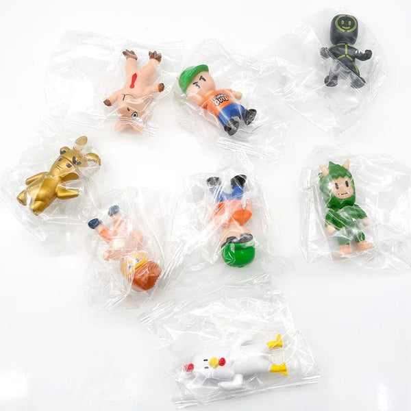 Planet Gates Stumble Guys Action Figure Kawaii Anime PVC Game Model Statue Set Multiplayer Type Collection Kids Birthday Gift Toy
