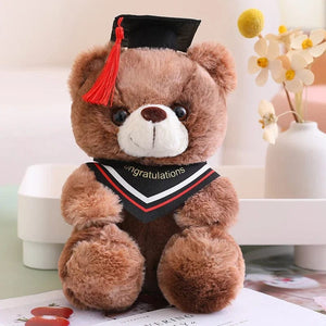 Planet Gates Style 10 / 23cm 23cm Graduate Bear With Hat Plush Toys Stuffed Animals Bear Plush Toys Doll Pillow Kids Lovers Birthday Baby Gift