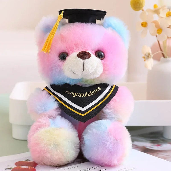 Planet Gates Style 11 / 23cm 23cm Graduate Bear With Hat Plush Toys Stuffed Animals Bear Plush Toys Doll Pillow Kids Lovers Birthday Baby Gift