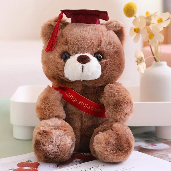 Planet Gates Style 16 / 23cm 23cm Graduate Bear With Hat Plush Toys Stuffed Animals Bear Plush Toys Doll Pillow Kids Lovers Birthday Baby Gift