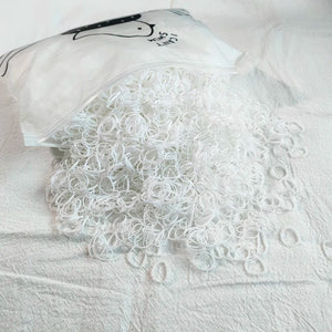 Planet Gates Style-2 / 3000PCS 500/1000/2000pcs Girls Colourful Disposable Rubber Band Hair Ties Headband Children Ponytail Holder Bands Kids Hair Accessories